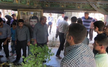 مسجد چهارده معصوم(ع) و دیدار با خانواده شهداء