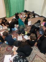 حضور کودکان در زینبیه‌ی مسجد